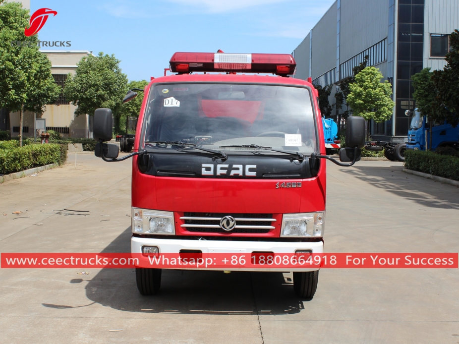 Camión de bomberos con tanque de agua de 2000 litros DONGFENG