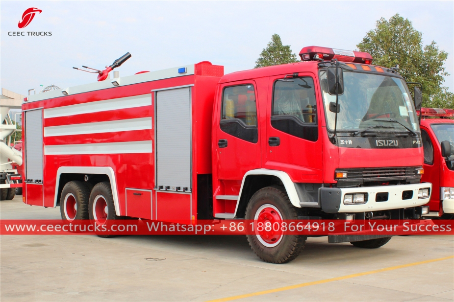 Camión de bomberos de espuma ISUZU FVZ