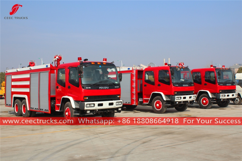 Camión de bomberos de espuma ISUZU FVZ