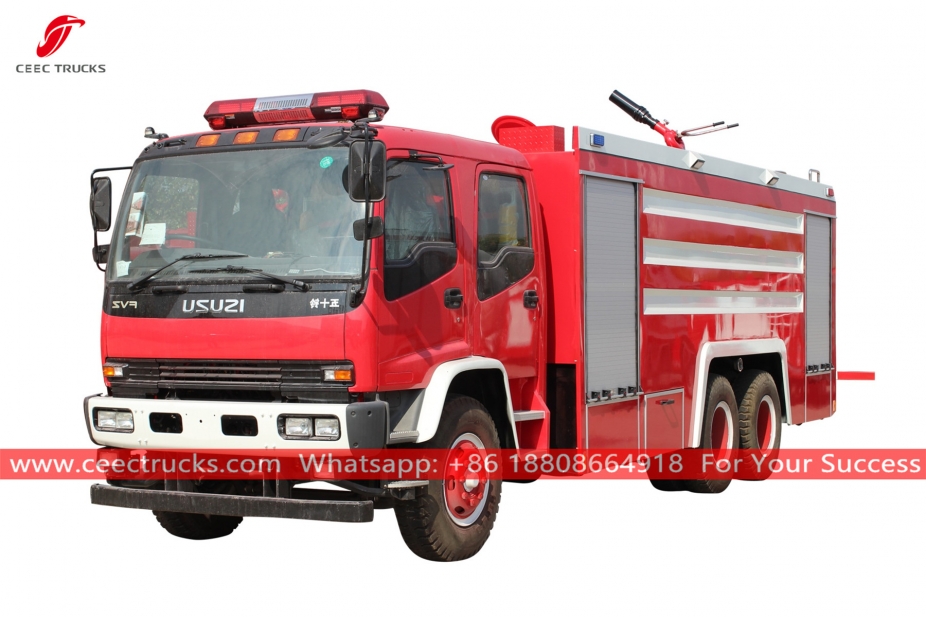 Camión de bomberos de espuma ISUZU FVZ