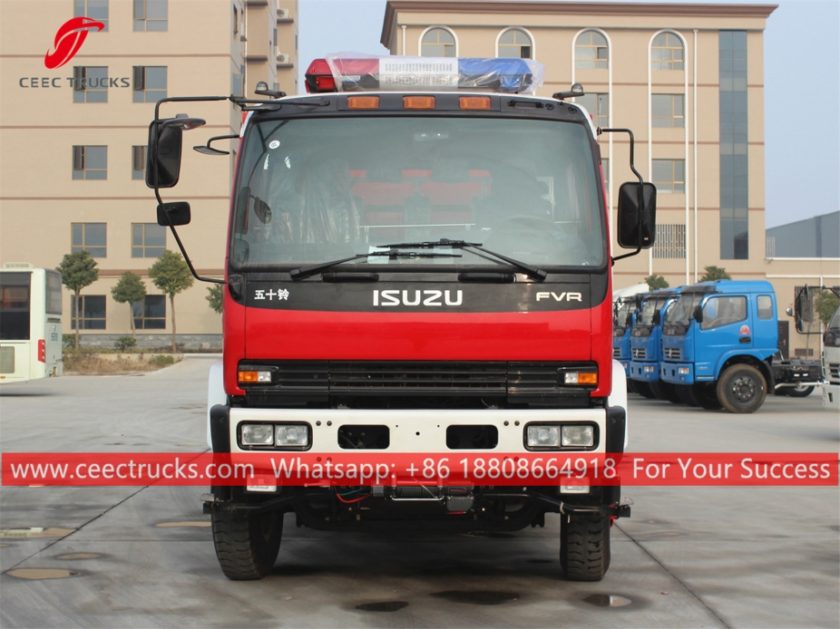 Camión de rescate ISUZU FVR con grúa