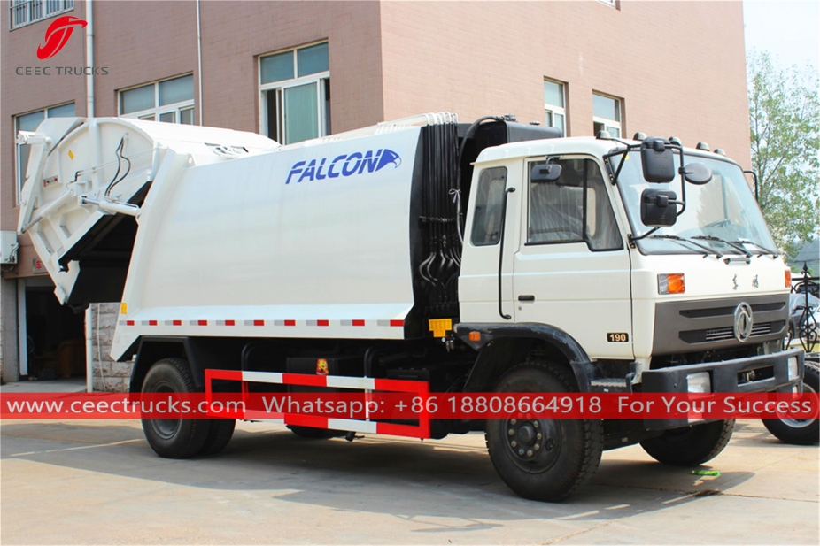 Camión compactador de basura Dongfeng 14CBM