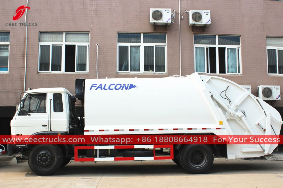 Camión compactador de basura Dongfeng 14CBM