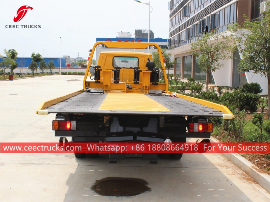 Camión de remolque de plataforma plana de 3 toneladas ISUZU