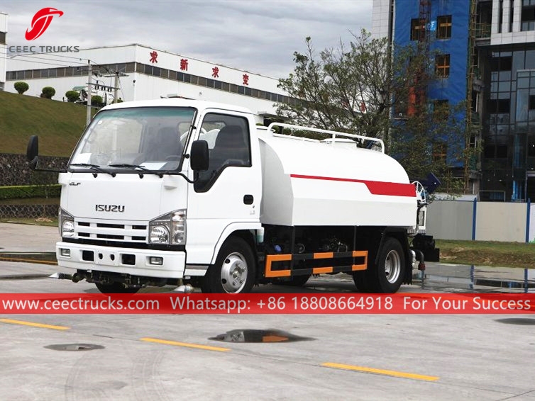 ISUZU 4CBM Depósito de agua con manguera de alta presión