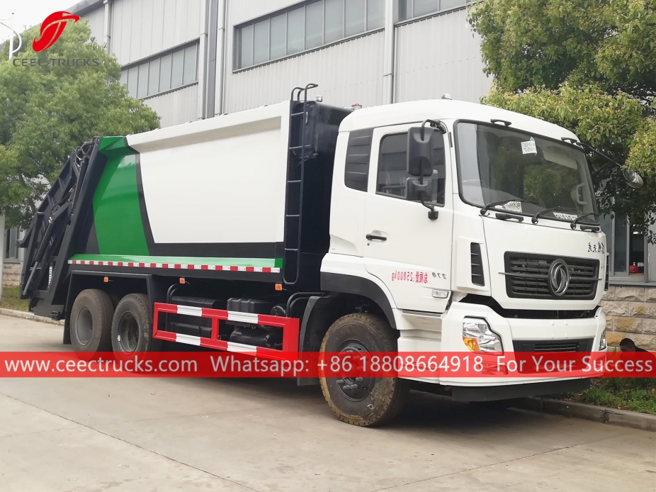 Camión de compresión de basura Dongfeng 18CBM