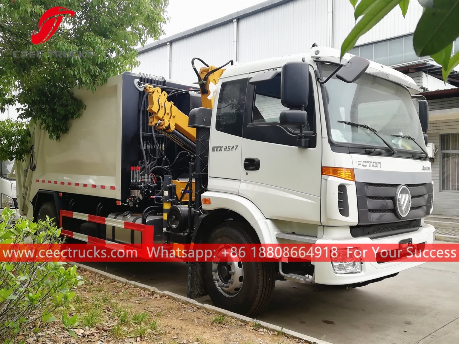 FOTON 8000Liters waste compactor vehicle