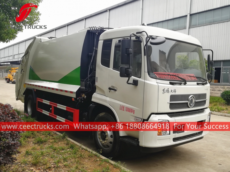 Camión de basura comprimido Dongfeng 12CBM