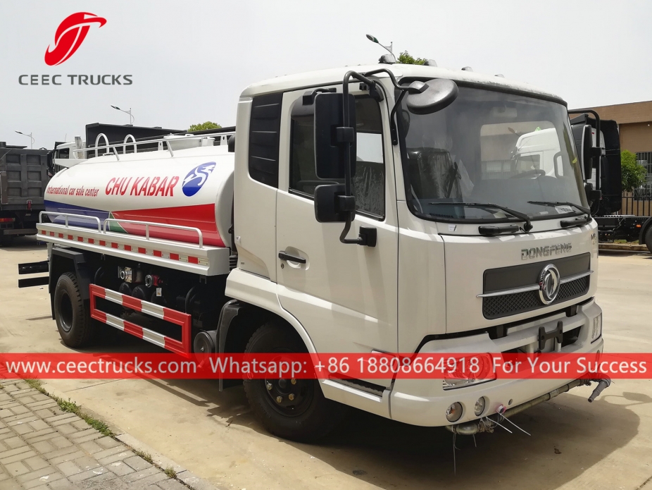 Camión rociador de agua de 12 CBM DONGFENG