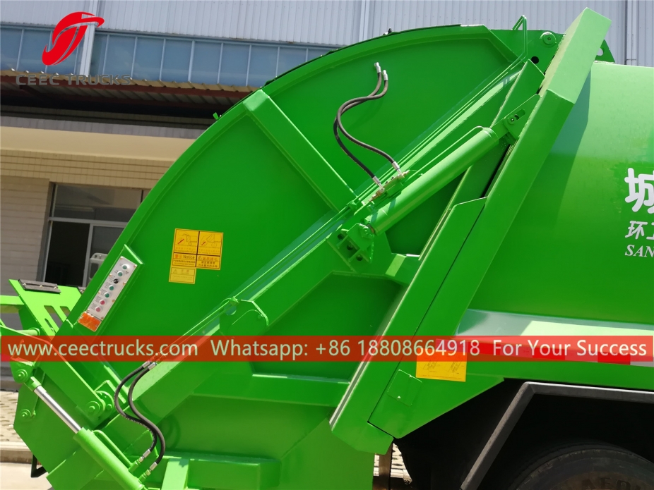 Camión de compresión de basura Dongfeng 12CBM