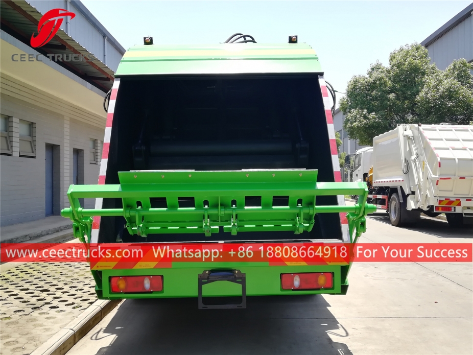 Camión de compresión de basura Dongfeng 12CBM