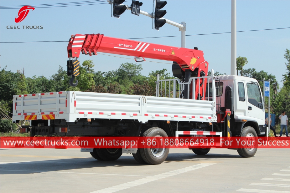 Camión grúa Palfinger ISUZU FTR de 10 toneladas