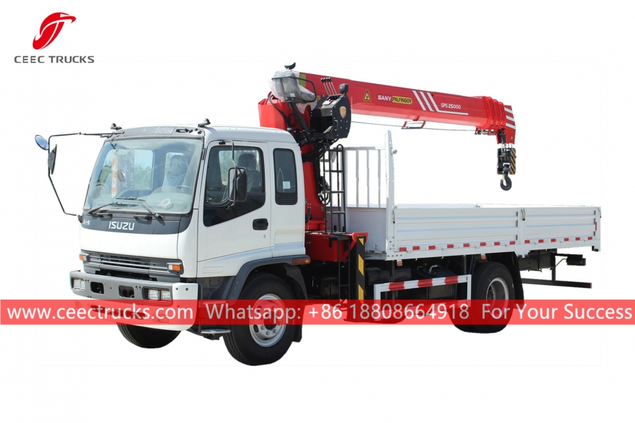 Camión grúa Palfinger ISUZU FTR de 10 toneladas