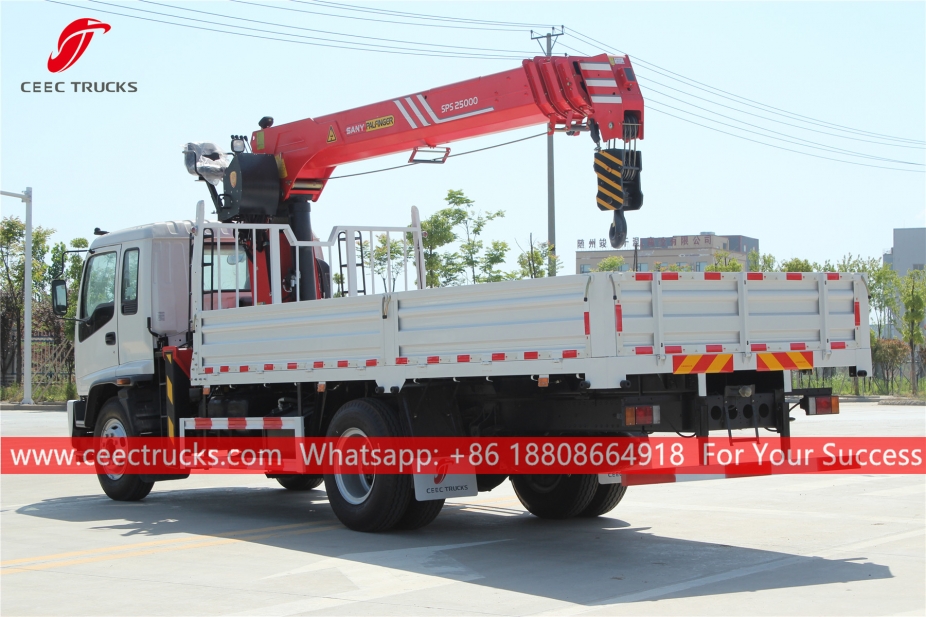 Camión grúa Palfinger ISUZU FTR de 10 toneladas