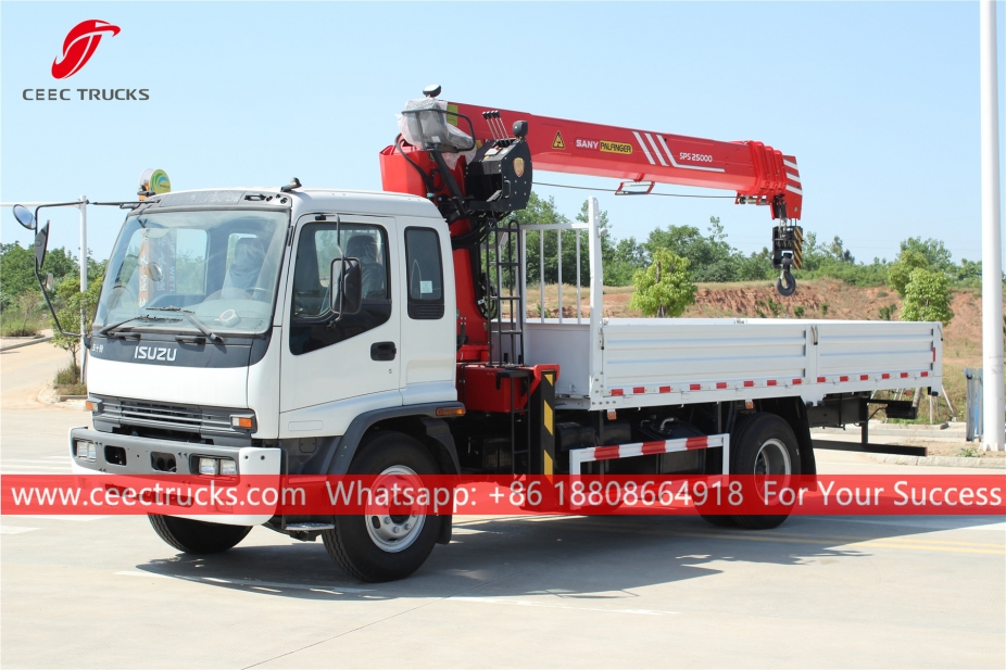 Camión grúa Palfinger ISUZU FTR de 10 toneladas