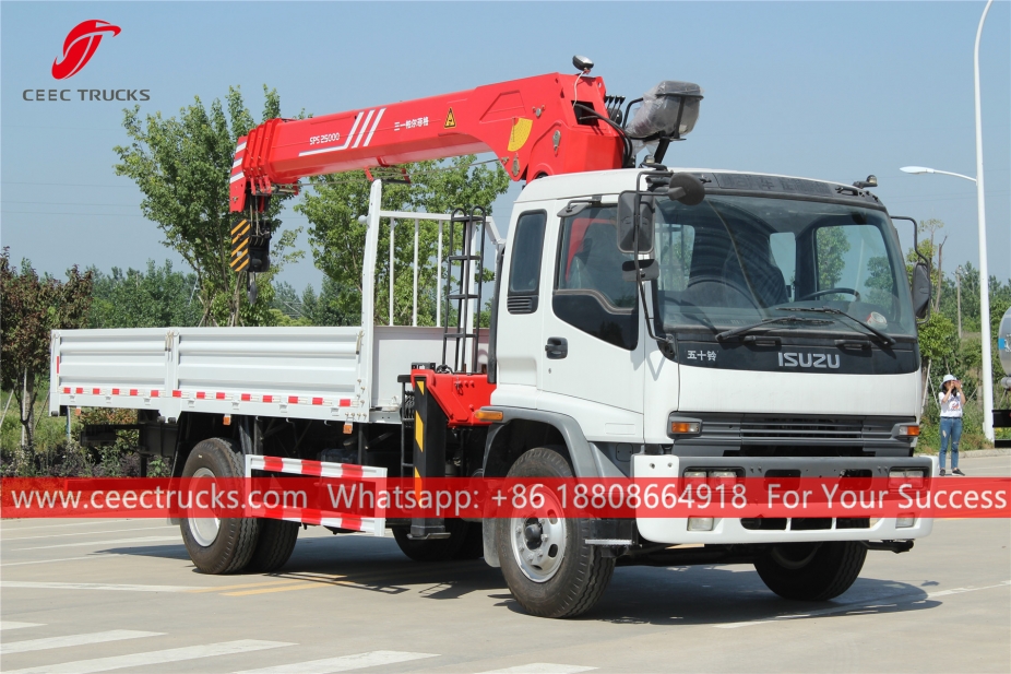 Camión grúa Palfinger ISUZU FTR de 10 toneladas