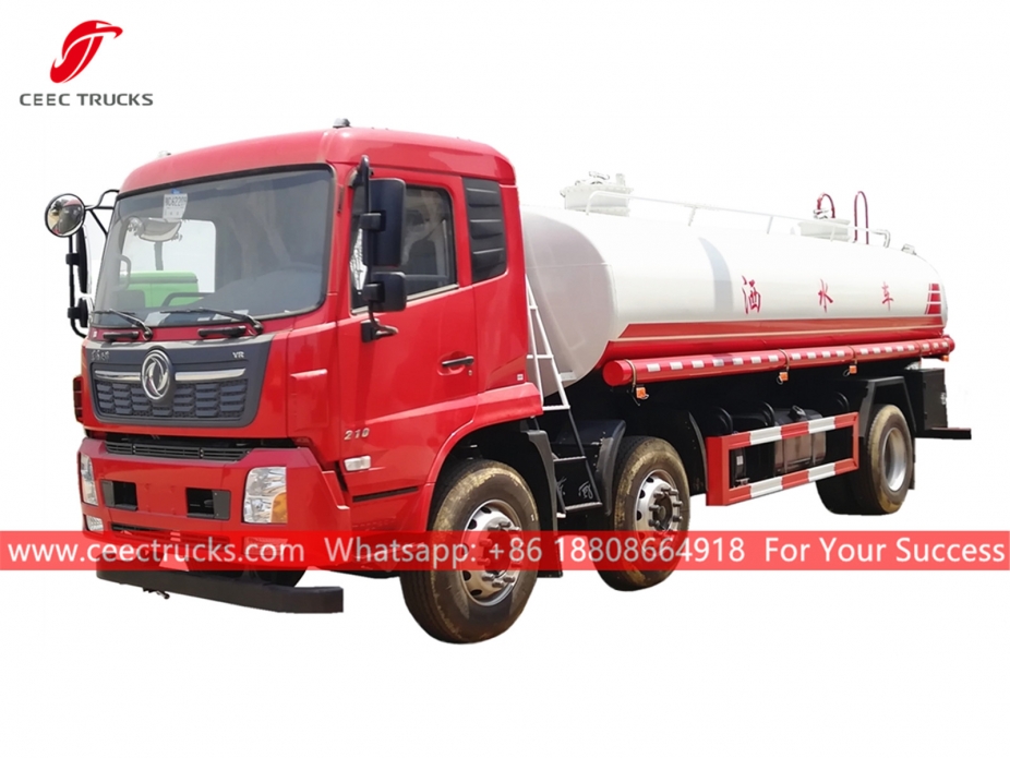 Camión pulverizador de agua de 18 CBM DONGFENG