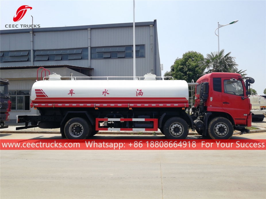 Camión pulverizador de agua de 18 CBM DONGFENG