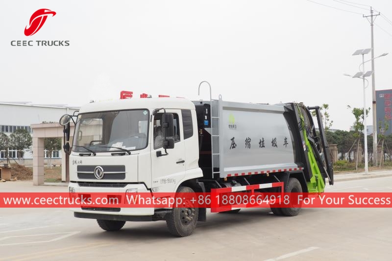 Camión compactador de basura Dongfeng 10CBM