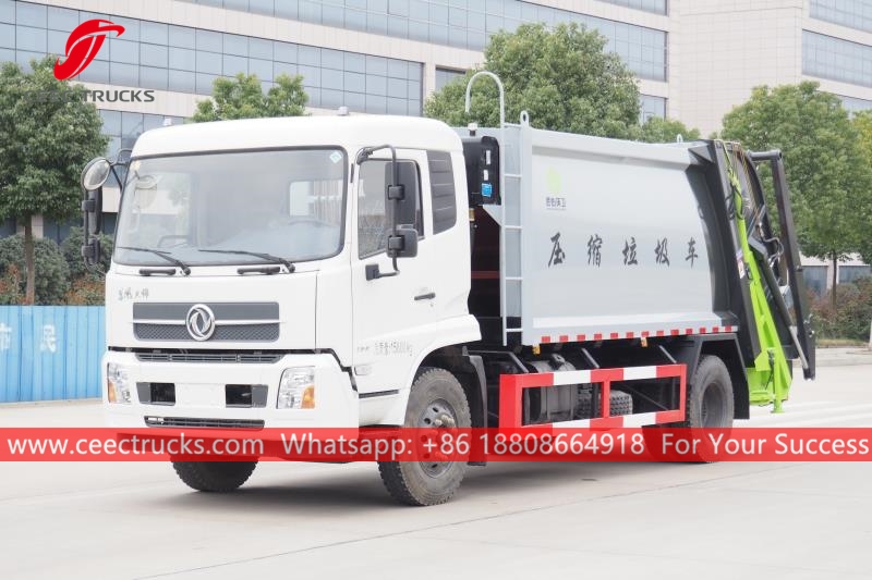 Camión compactador de basura Dongfeng 10CBM