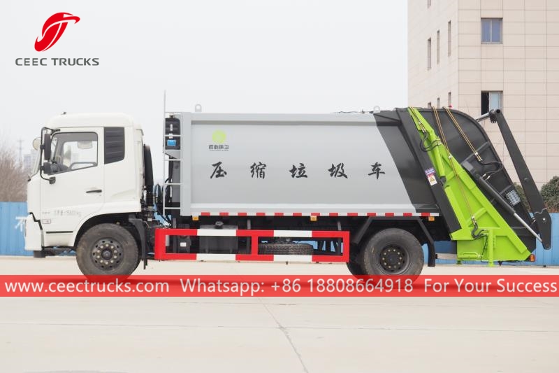 Camión compactador de basura Dongfeng 10CBM