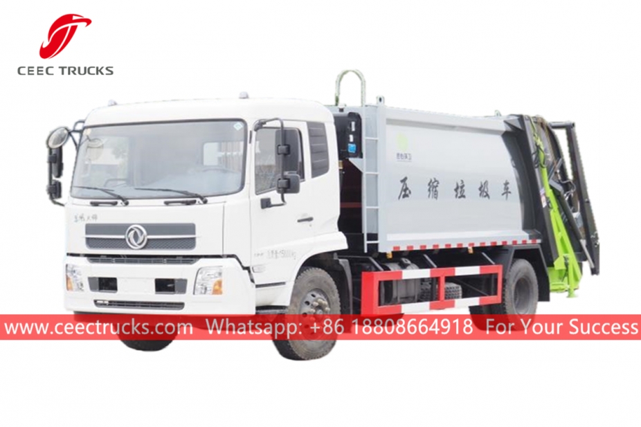 Camión compactador de basura Dongfeng 10CBM