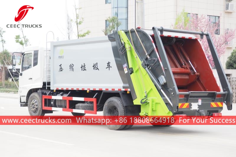 Camión compactador de basura Dongfeng 10CBM