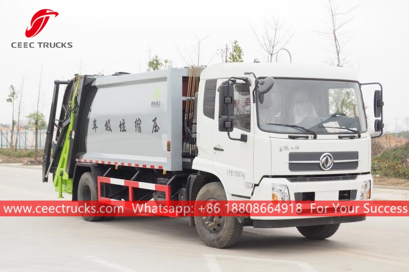 Camión compactador de basura Dongfeng 10CBM