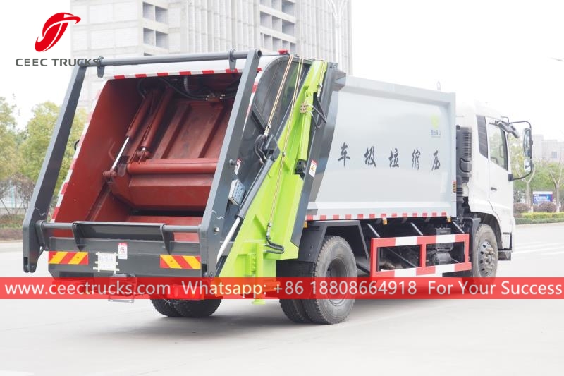 Camión compactador de basura Dongfeng 10CBM