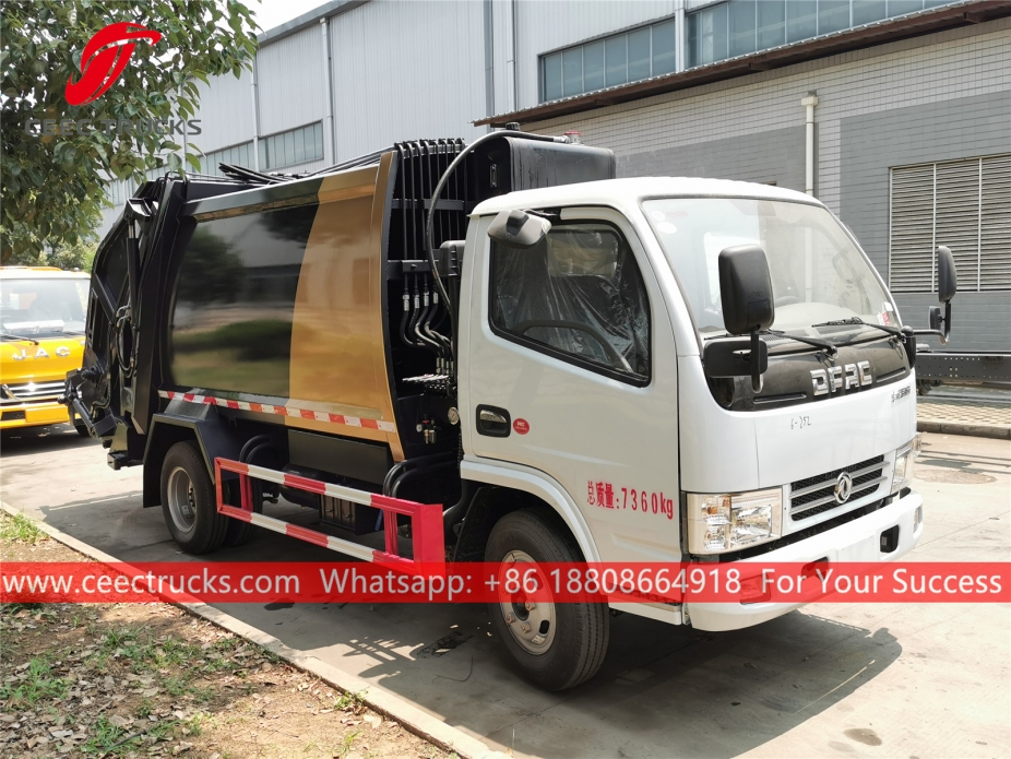 Camión compresor de basura Dongfeng 5CBM