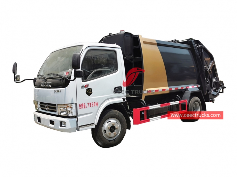 Camión compresor de basura Dongfeng 5CBM