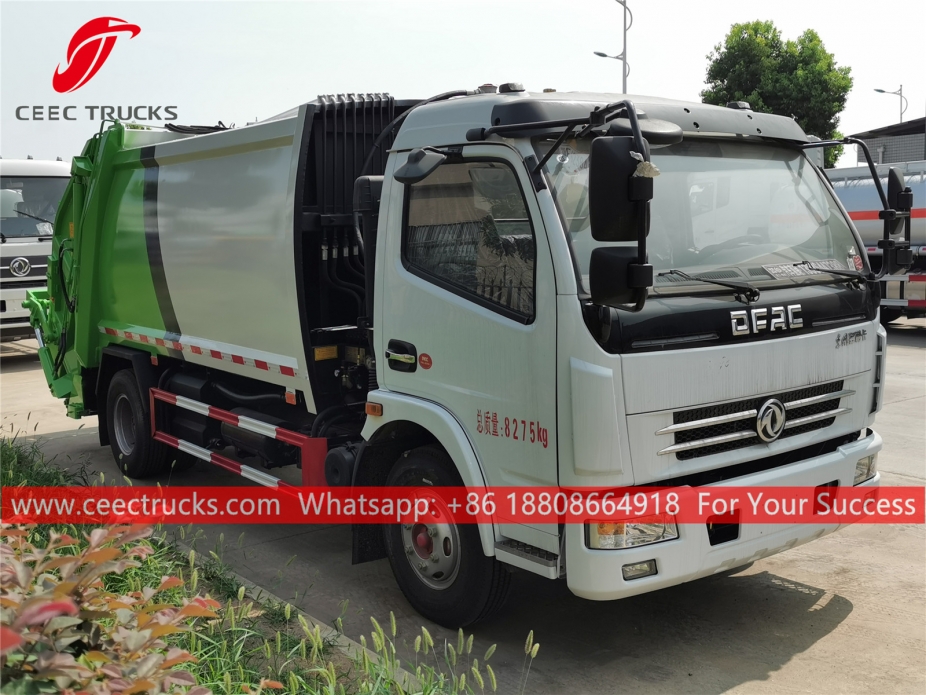 Camión compactador de basura Dongfeng 6CBM