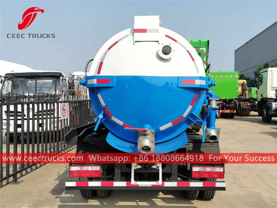 Camión aspirador Dongfeng de 4.000 litros