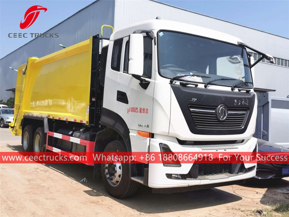 Camión compactador de basura 18CBM Dongfeng