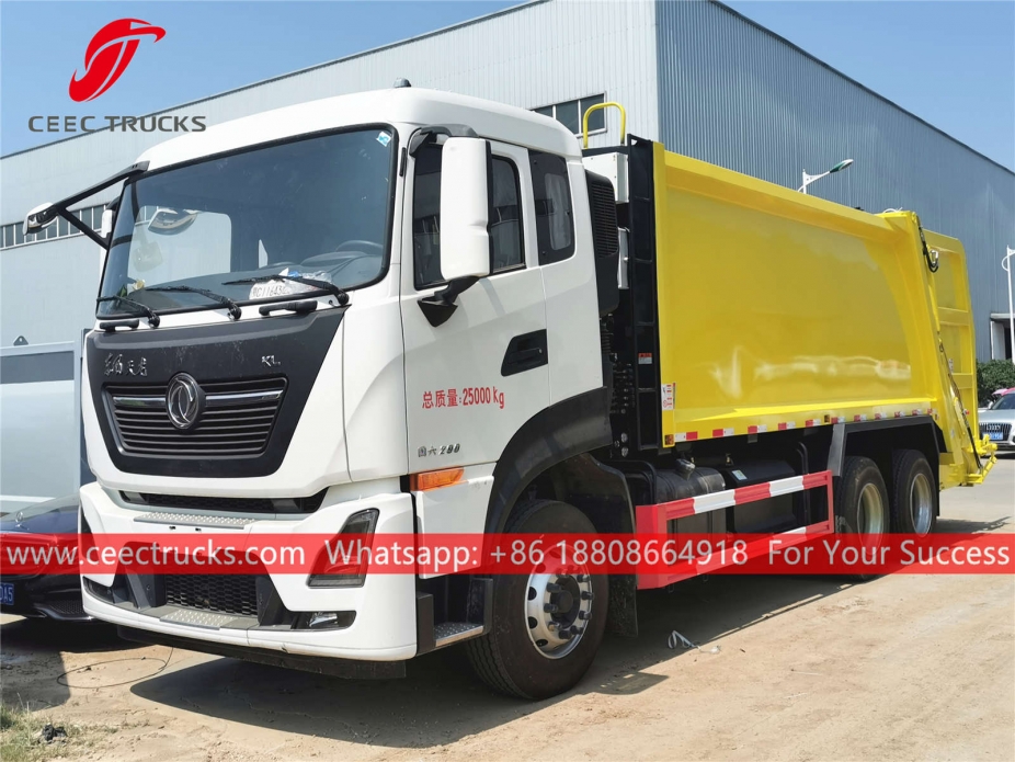 Camión compactador de basura 18CBM Dongfeng