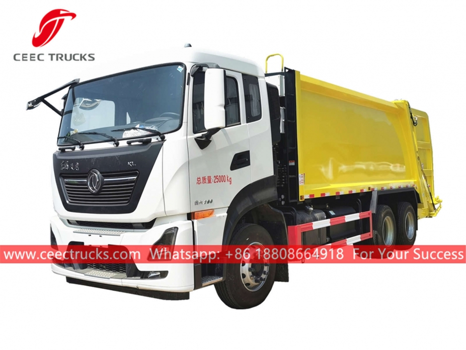 Camión compactador de basura 18CBM Dongfeng