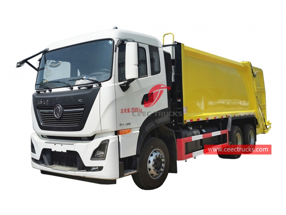 Camión compactador de basura 18CBM Dongfeng