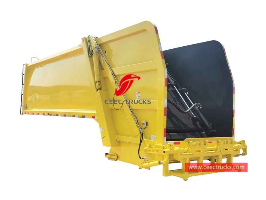 european standard 20,000 liters refuse compactor truck superstructure