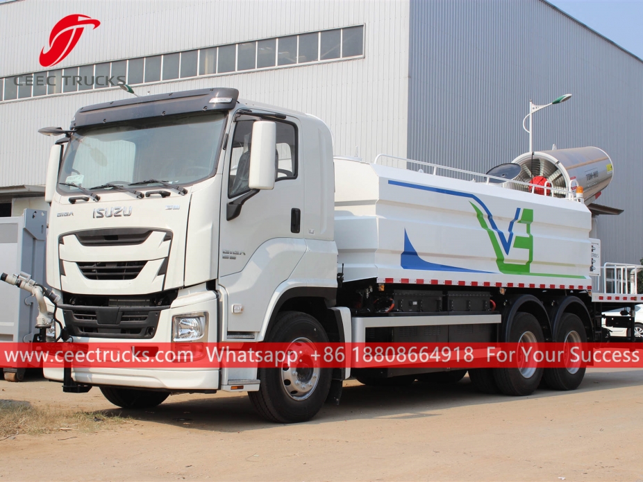 Camión rociador de agua antipolvo ISUZU GIGA 16CBM