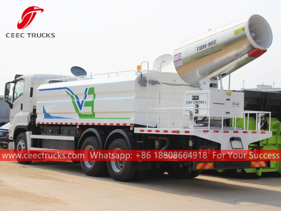 Camión rociador de agua antipolvo ISUZU GIGA 16CBM