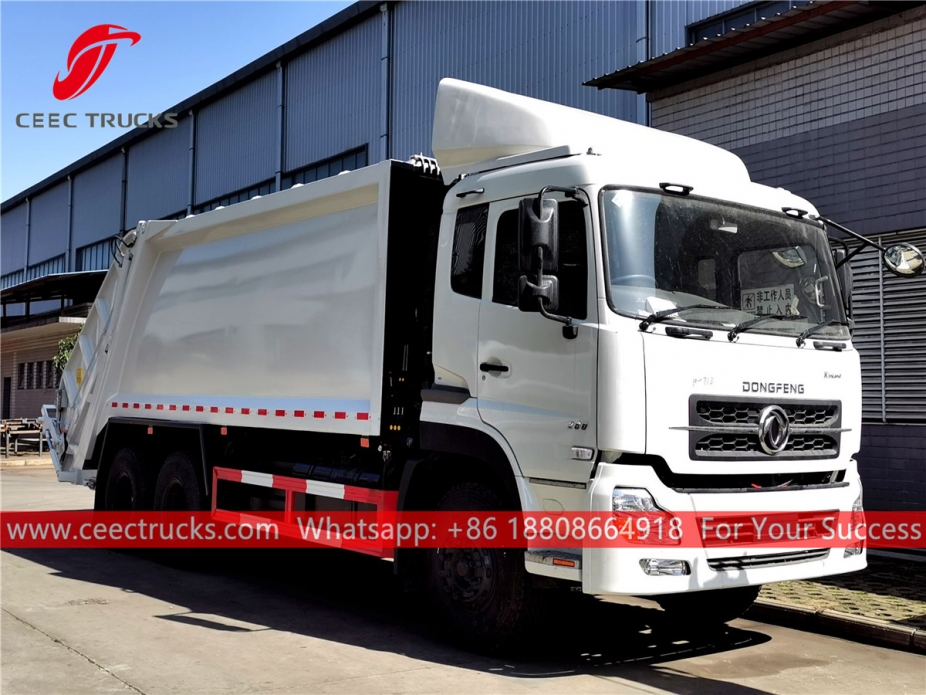 Camión compresor de basura Dongfeng 6*4 RHD