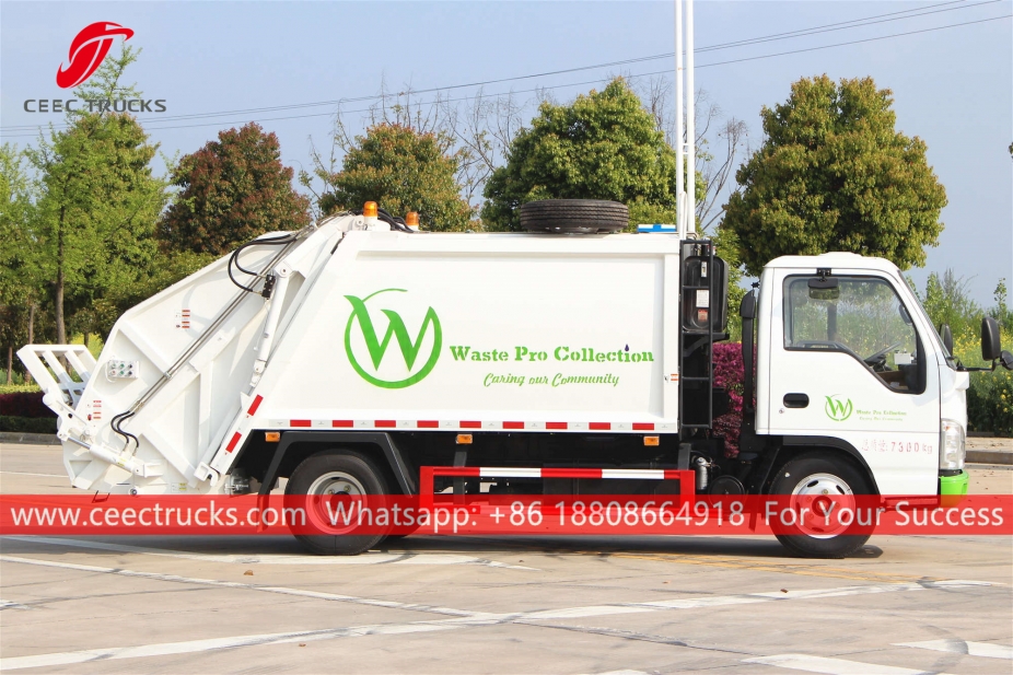 Brand new ISUZU 5CBM Garbage compressor truck for exporting