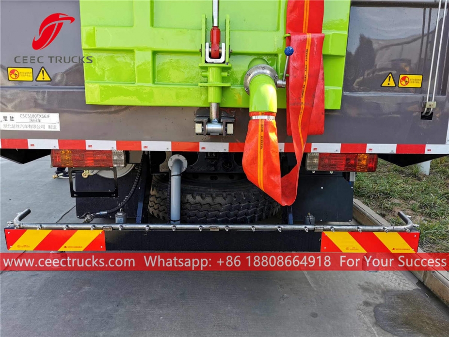 ISUZU 16cbm street sweeper truck with washing system