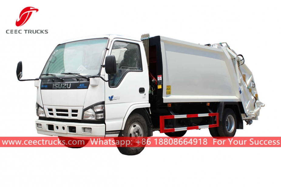 ISUZU 6CBM Refuse compressor truck