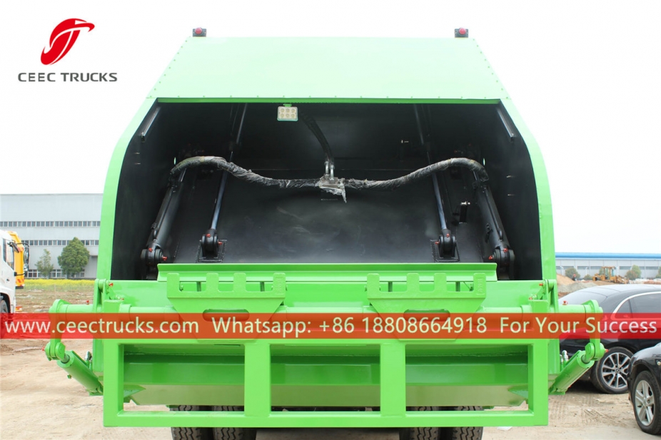 High quality 12,000 liters waste compactor truck body kit