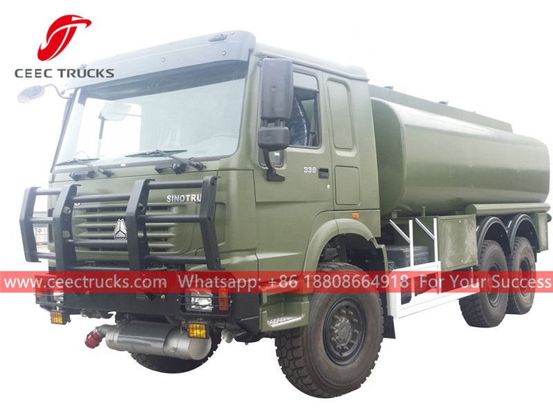 HOWO 6×6 AWD oil tanker truck