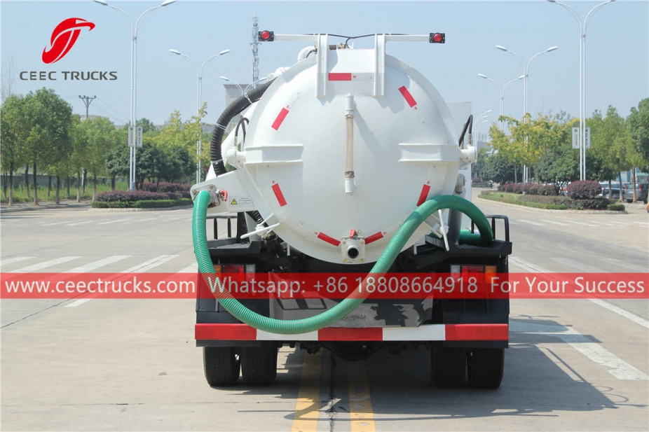 ISUZU 6 wheeler sewer suction truck