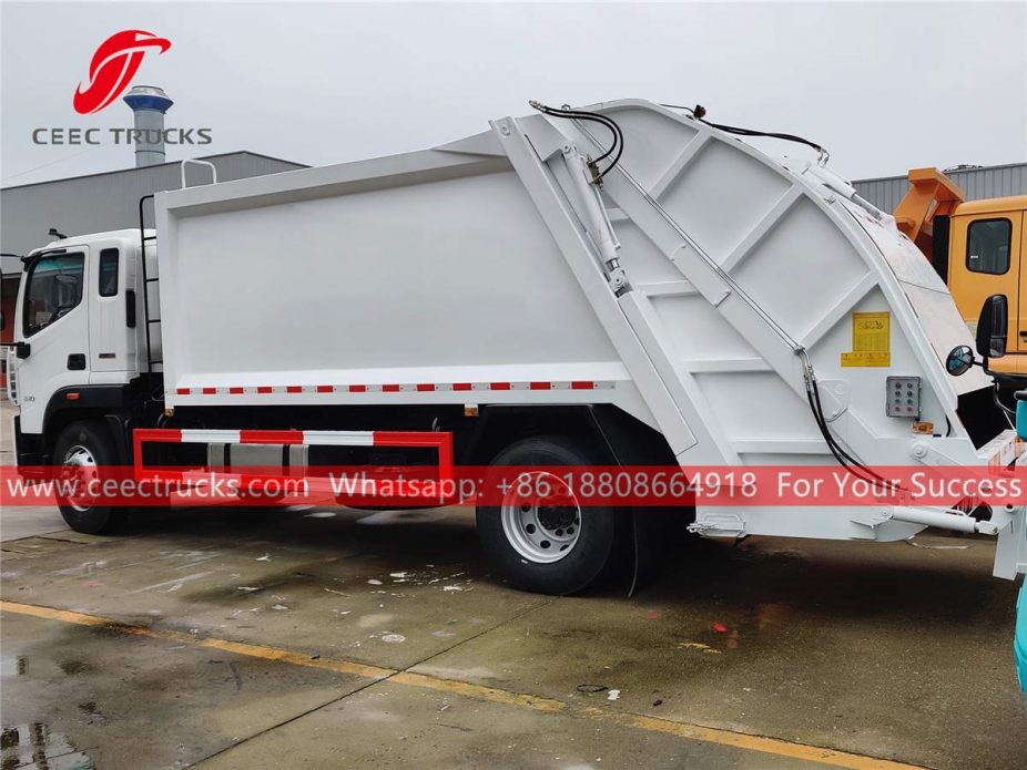 FOTON 6 wheeler garbage compression truck