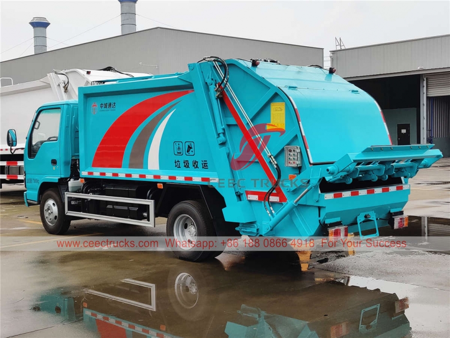 ISUZU 130HP garbage compactor for sale