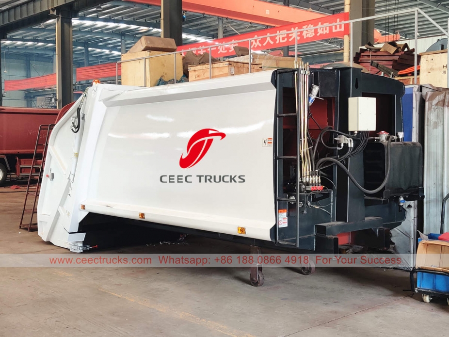 Good quality 10 CBM waste compactor truck body kit